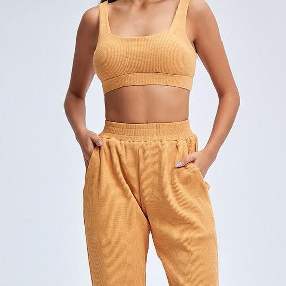 FOURBASIX Signature Ribbed Crop