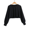 FOURBASIX Essential Crop Pullover